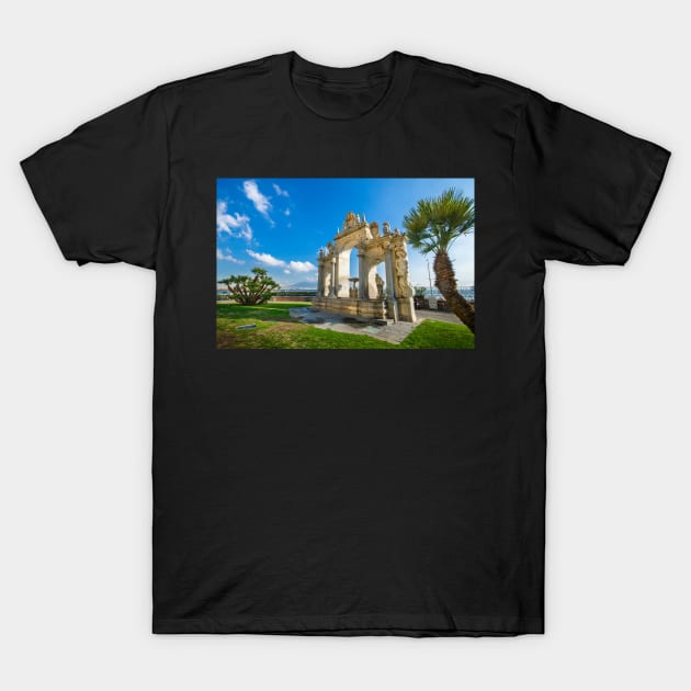 Fontana del Gigante o dell'Immacolatella in Naples. Italy T-Shirt by mitzobs